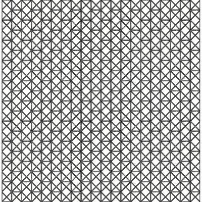 product image for Lisbeth Geometric Lattice Wallpaper in Black from the Pacifica Collection by Brewster Home Fashions 16