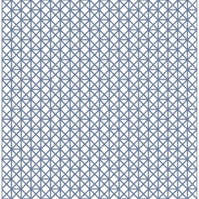 product image for Lisbeth Geometric Lattice Wallpaper in Blue from the Pacifica Collection by Brewster Home Fashions 13
