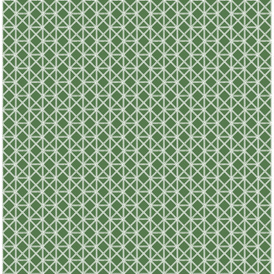product image for Lisbeth Geometric Lattice Wallpaper in Green from the Pacifica Collection by Brewster Home Fashions 56