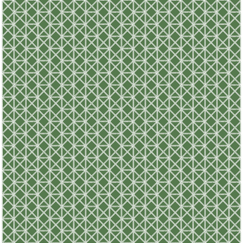 media image for Lisbeth Geometric Lattice Wallpaper in Green from the Pacifica Collection by Brewster Home Fashions 244
