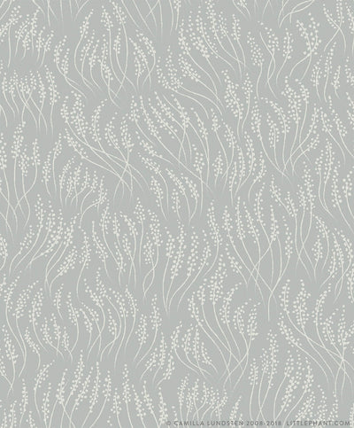 product image of Meadow Wallpaper in Dusty Mid Blue 563