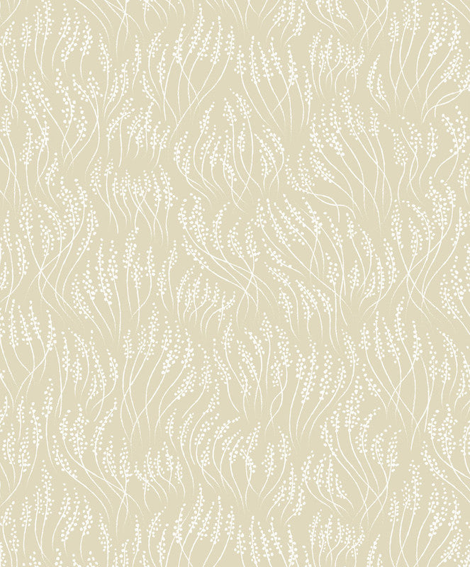 media image for Meadow Wallpaper in Honey Yellow 21