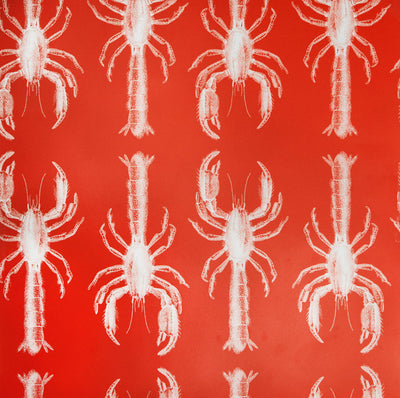 product image of Lobby Wallpaper in Red Pepper by Abnormals Anonymous 523