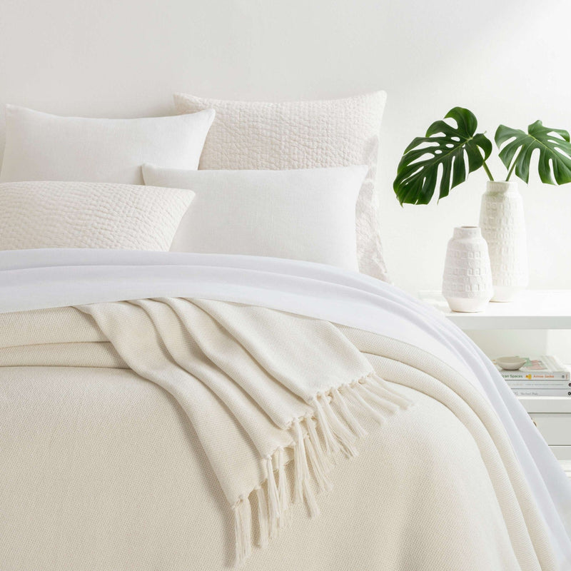 media image for logan dove white blanket by annie selke pc3079 fq 1 285
