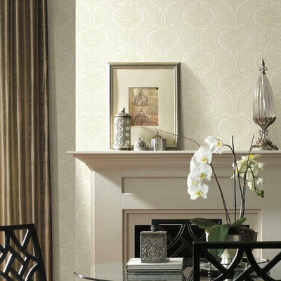 product image for Lotus Palm Wallpaper in Beige from the Traveler Collection by Ronald Redding 95