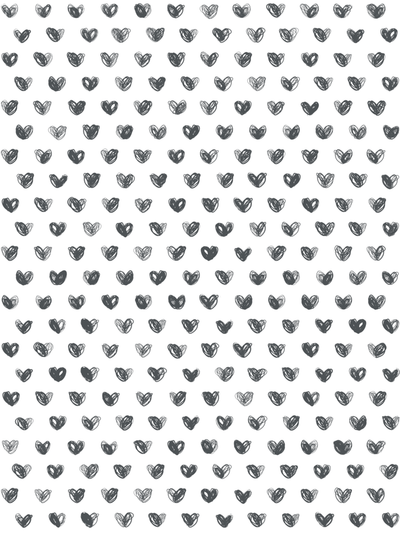product image of sample love wallpaper in charcoal by marley malek kids 1 577