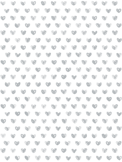 product image of Love Wallpaper in Silver by Marley + Malek Kids 588