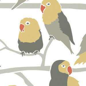 media image for Lovebirds Wallpaper in Paradise design by Aimee Wilder 289
