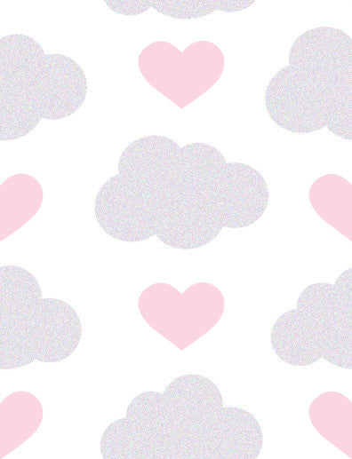 product image for Loveclouds Wallpaper in Illusion design by Aimee Wilder 74