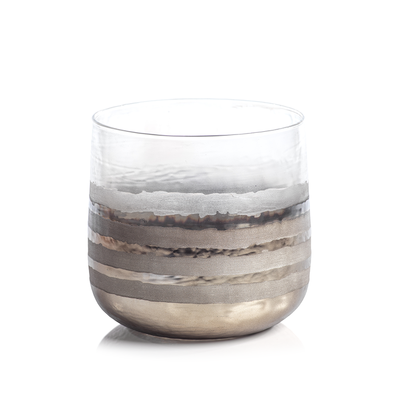 product image of Lucia Large Smoky Glass Hurricane in Various Colors 520