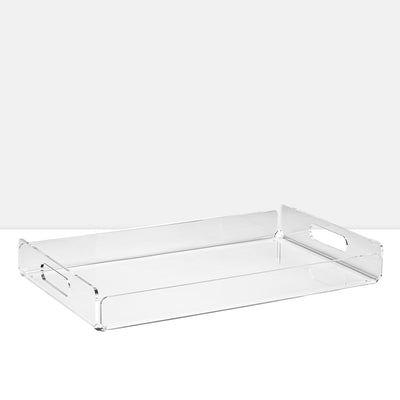 product image of lucite acrylic 16 75 x 9 5 rectangle tray by torre tagus 1 535