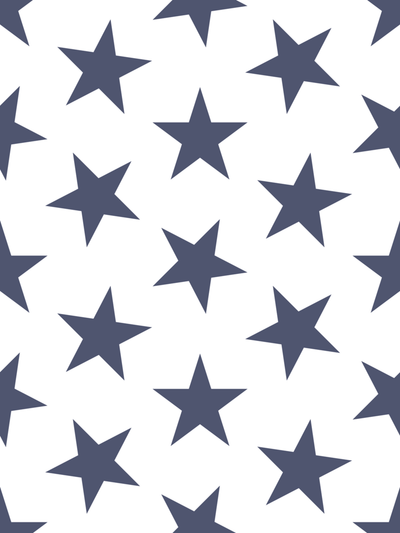 product image of Lucky Star Wallpaper in Navy by Marley + Malek Kids 561
