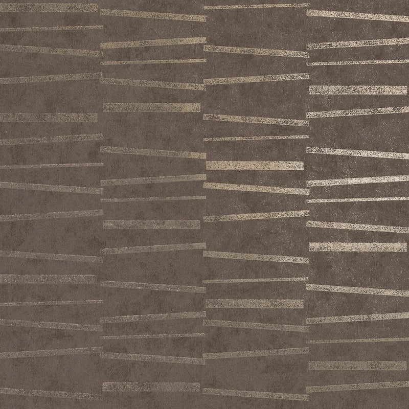 media image for Luminescence Abstract Stripe Wallpaper in Brown from the Polished Collection by Brewster Home Fashions 289