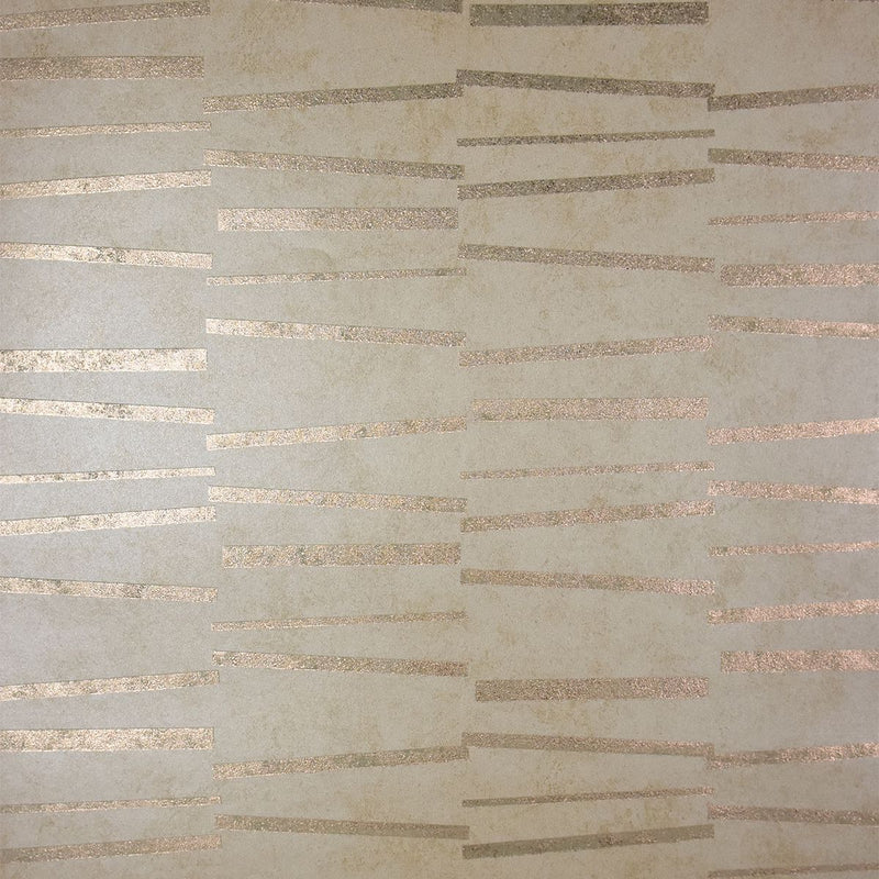 media image for Luminescence Abstract Stripe Wallpaper in Gold from the Polished Collection by Brewster Home Fashions 272