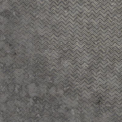 product image for Luna Distressed Chevron Wallpaper in Charcoal from the Polished Collection by Brewster Home Fashions 30