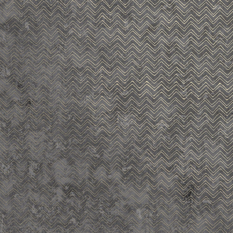 media image for Luna Distressed Chevron Wallpaper in Charcoal from the Polished Collection by Brewster Home Fashions 271
