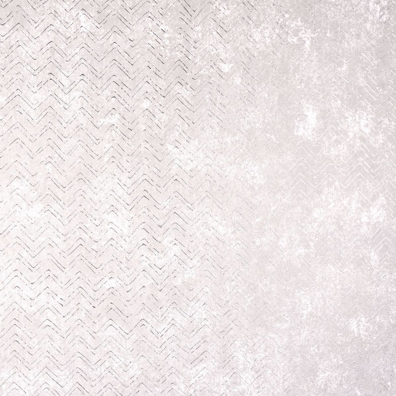 media image for Luna Distressed Chevron Wallpaper in Platinum from the Polished Collection by Brewster Home Fashions 25