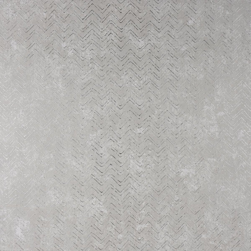 media image for sample luna distressed chevron wallpaper in silver from the polished collection by brewster home fashions 1 274
