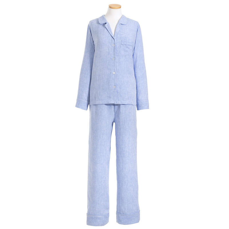 media image for lush linen french blue pajama by pine cone hill pc3817 xs 1 216