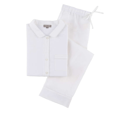product image for lush linen white pajama by pine cone hill pc3813 xs 3 85