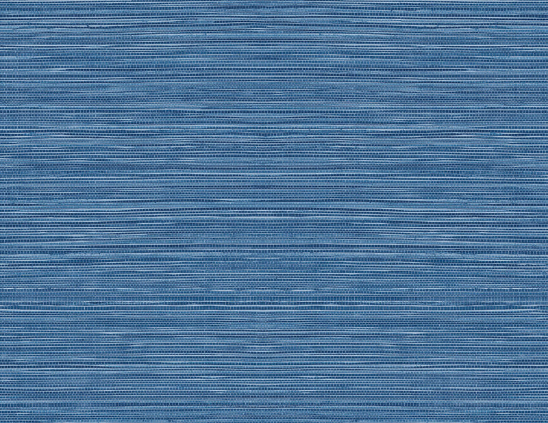 media image for sample luxe sisal peel and stick wallpaper in coastal blue from the luxe haven collection by lillian august 1 214