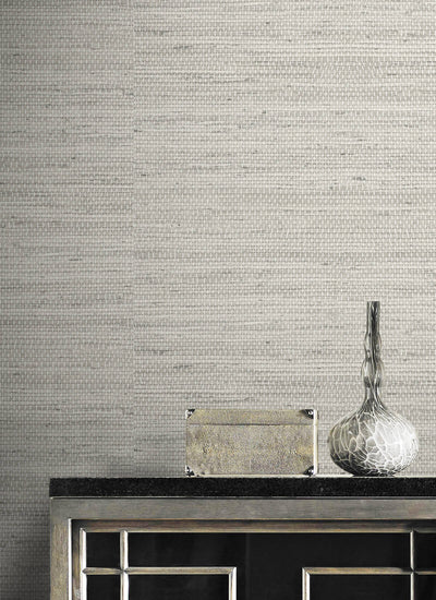 Shop Luxe Weave Peel & Stick Wallpaper in Lunar Rock from the Luxe ...