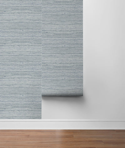 product image for Luxe Weave Peel-and-Stick Wallpaper in Skylight from the Luxe Haven Collection by Lillian August 83