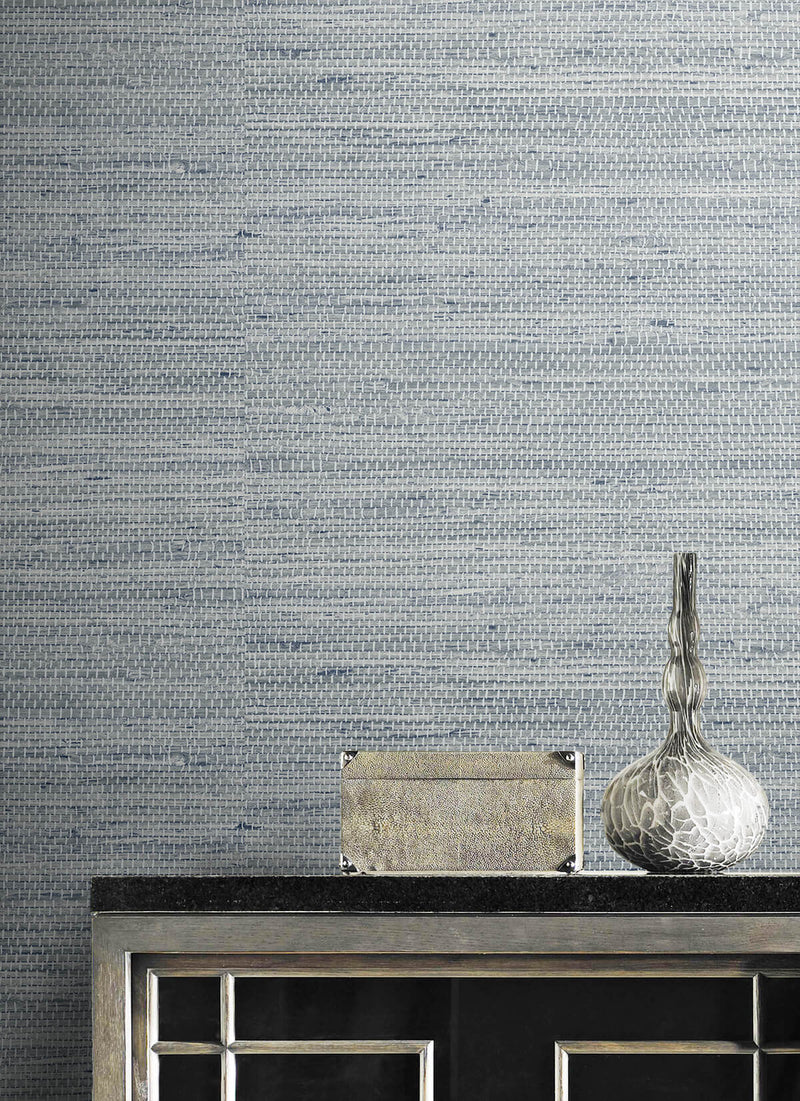 media image for Luxe Weave Peel-and-Stick Wallpaper in Skylight from the Luxe Haven Collection by Lillian August 253