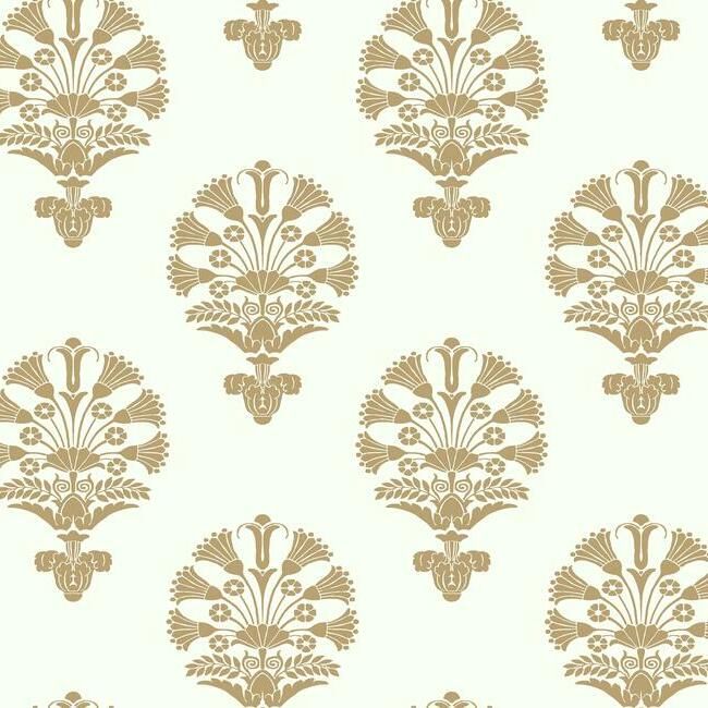 media image for Luxor Wallpaper in Gold from the Silhouettes Collection by York Wallcoverings 256