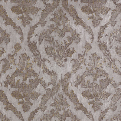 product image of sample lyra damask wallpaper in bronze from the polished collection by brewster home fashions 1 541