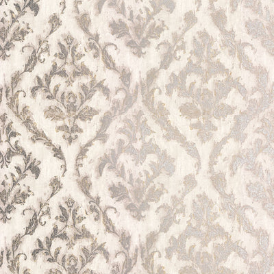 product image for Lyra Damask Wallpaper in Light Grey from the Polished Collection by Brewster Home Fashions 51