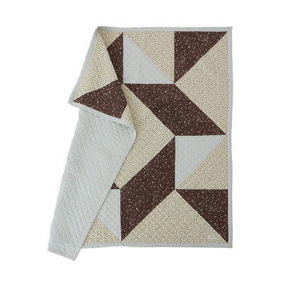 product image for quilted aya blanket multi by oyoy 2 11