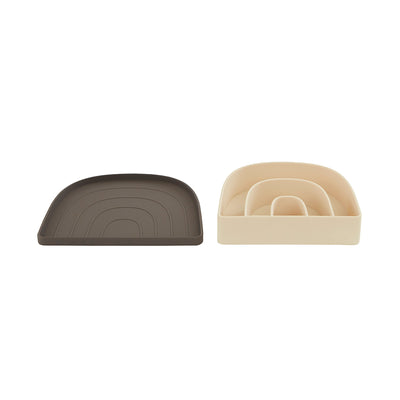 product image of rainbow plate bowl choko vanilla 1 591