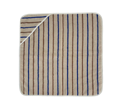 product image for raita hooded towel caramel optic blue 1 16