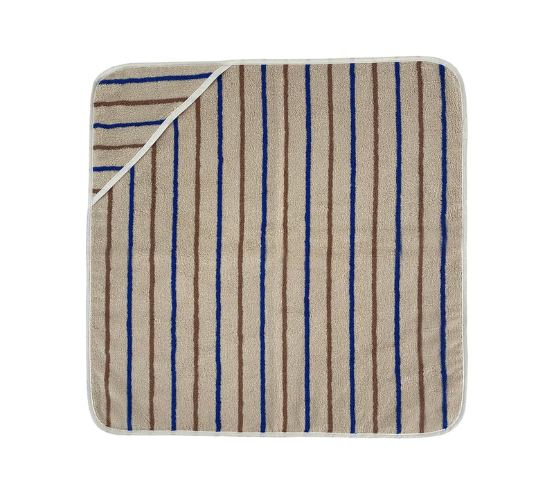 media image for raita hooded towel caramel optic blue 1 221