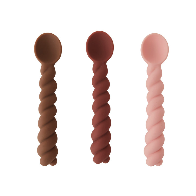 media image for mellow spoon pack of 3 nutmeg rose choko by oyoy m107156 1 287