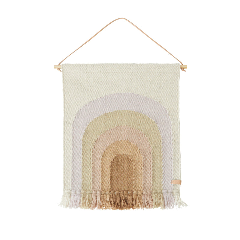 media image for follow the rainbow mini wall rug lavender by oyoy m107184 1 231