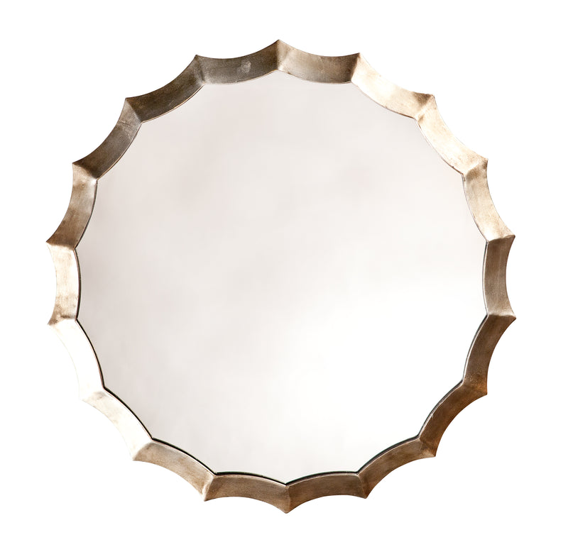 media image for Round Scalloped Mirror design by Jamie Young 261