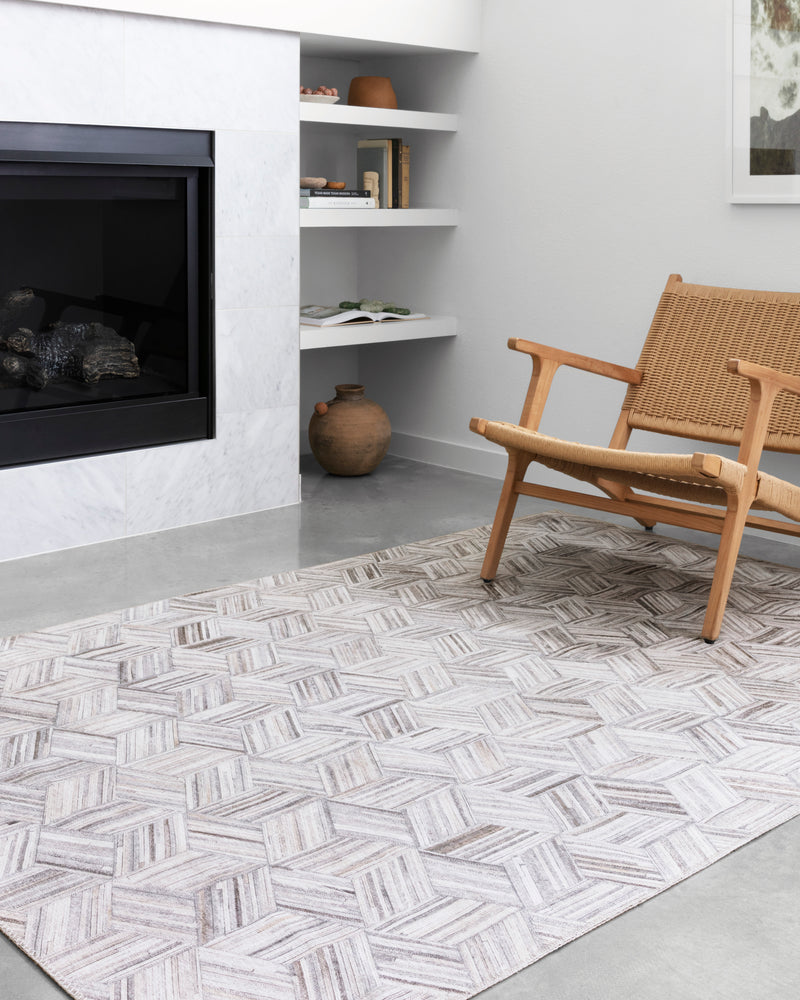 media image for Maddox Rug in Light Grey / Ivory by Loloi II 238