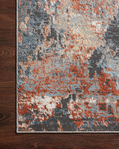 product image for Maeve Rug in Silver / Apricot by Loloi II 70