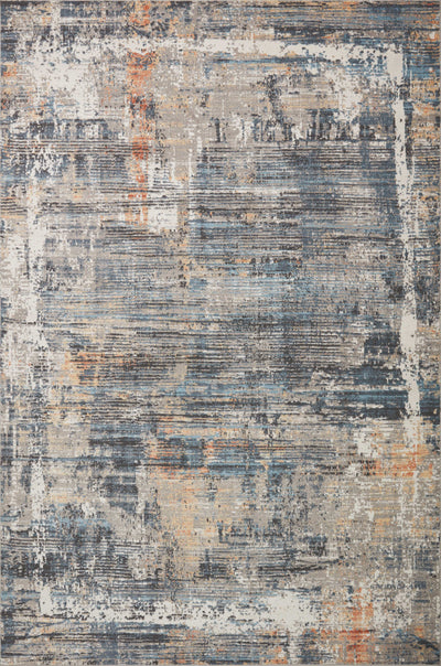 product image for Maeve Rug in Slate / Apricot by Loloi II 40