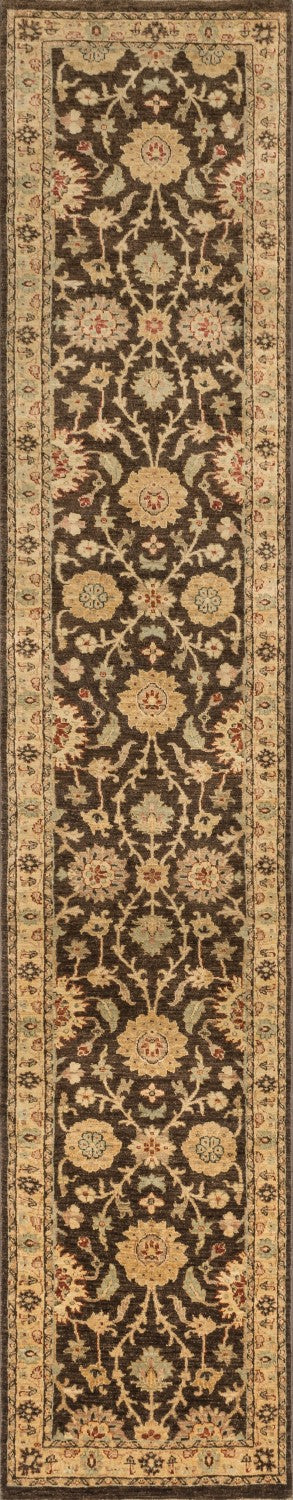 product image for Majestic Hand Knotted Chocolate/Gold Rug 2 90