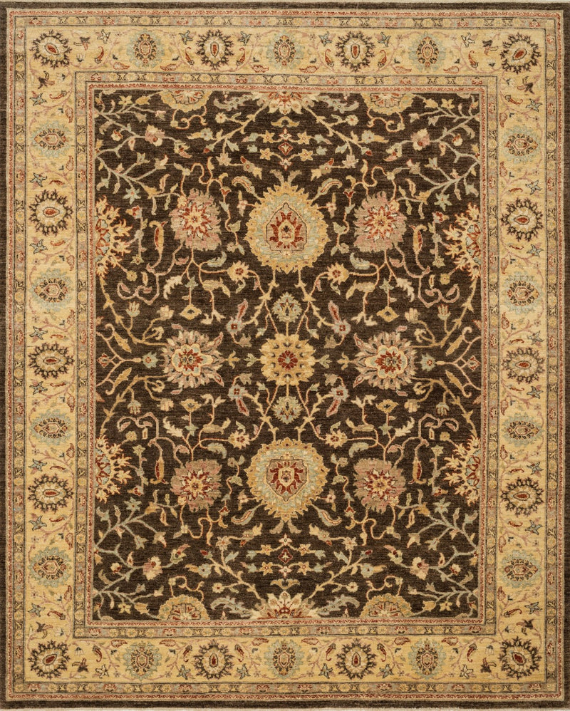 media image for Majestic Hand Knotted Chocolate/Gold Rug 1 212