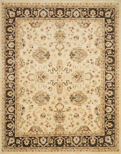product image for Majestic Hand Knotted Ivory/Mocha Rug 1 14
