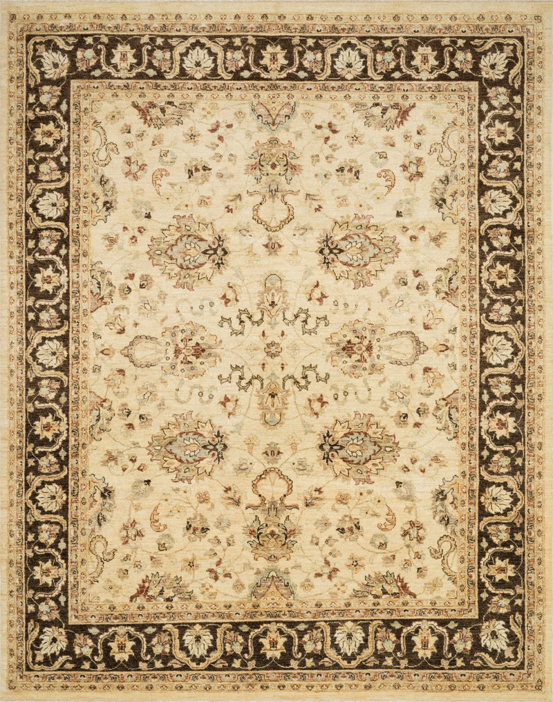 media image for Majestic Hand Knotted Ivory/Mocha Rug 1 253