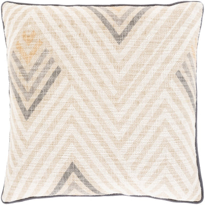 product image for Mila MAL-001 Hand Woven Pillow in Beige & Camel by Surya 80