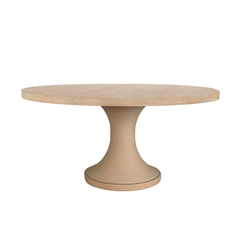 media image for Natural Rope Wrapped Base Dining Table By Bd Studio Ii Malibu Co 1 292