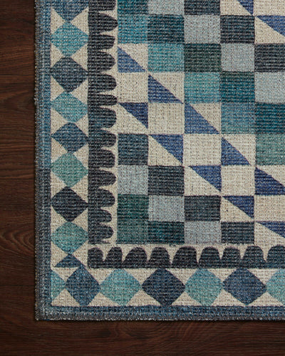 product image for Malik Rug in Ivory / Ocean by Justina Blakeney x Loloi 95