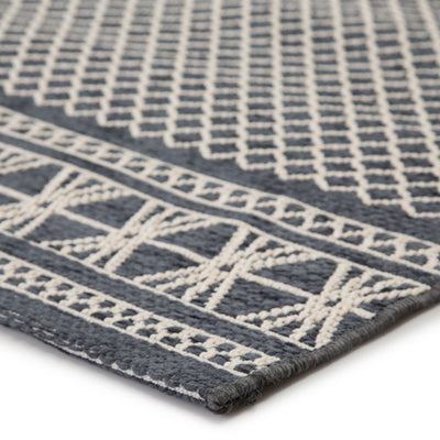 product image for vella indoor outdoor trellis dark blue cream area rug by jaipur living 2 15