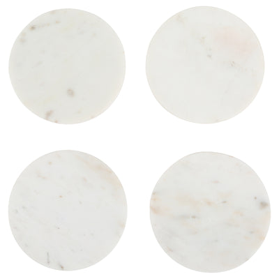 product image for Set of 4 Marble Coasters in White design by Sir/Madam 48